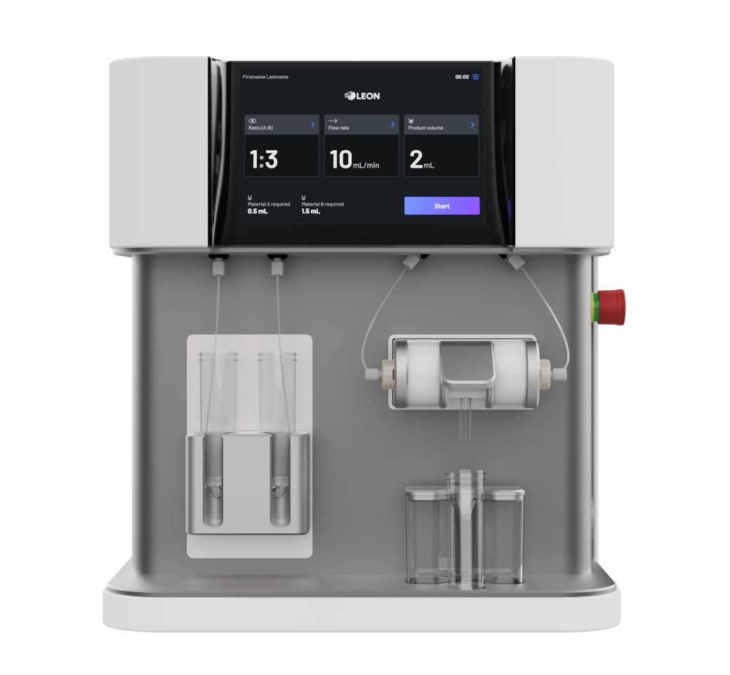 NANOscreen® system front view on bench
